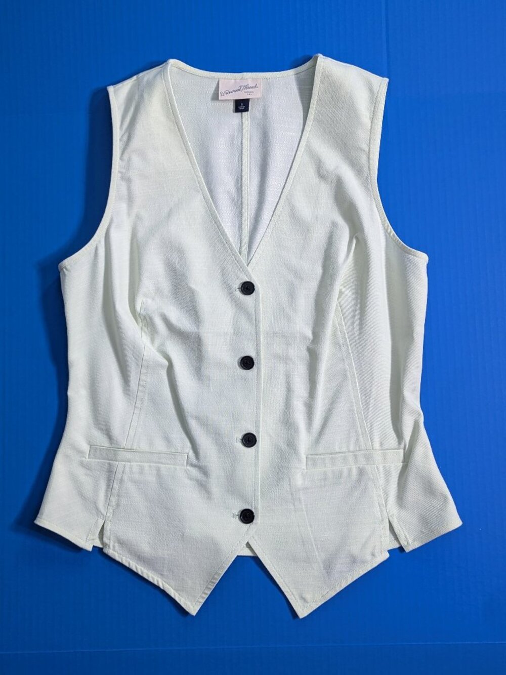 Universal Thread Mint Green Tailored Vest Size S